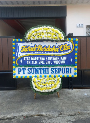 Papan Bunga Duka di Rengasdengklok